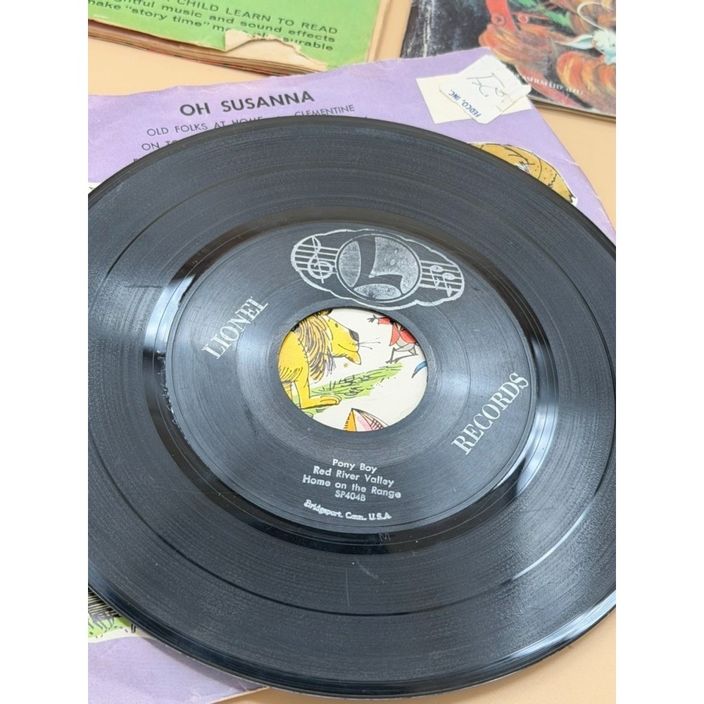 Vintage Kids 45 RPM Record Book Lot Star Wars Popeye Smokey Bear Golden Records - Picture 9 of 13
